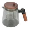 Teapot 750ml Thickened Glass Water Separation Tea Pot with Strainer for Tea Straining Brewing Pouring