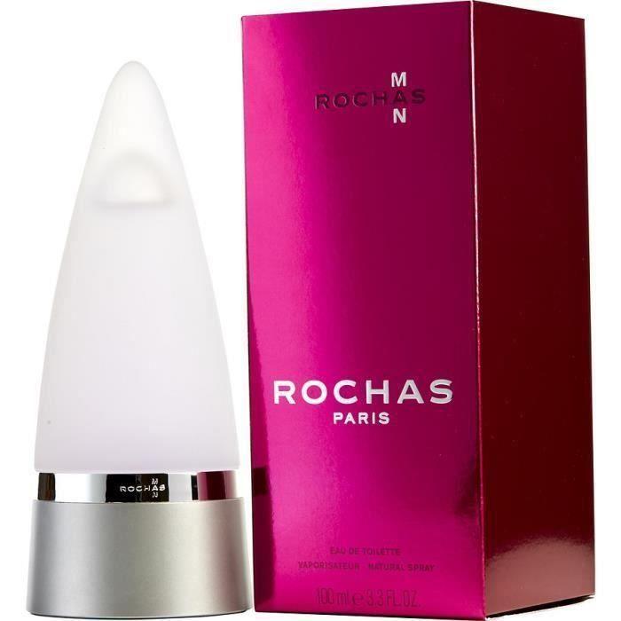 Eau de toilette - Rochas Man - 100 ml - Pour homme - Oriental ambré gourmand