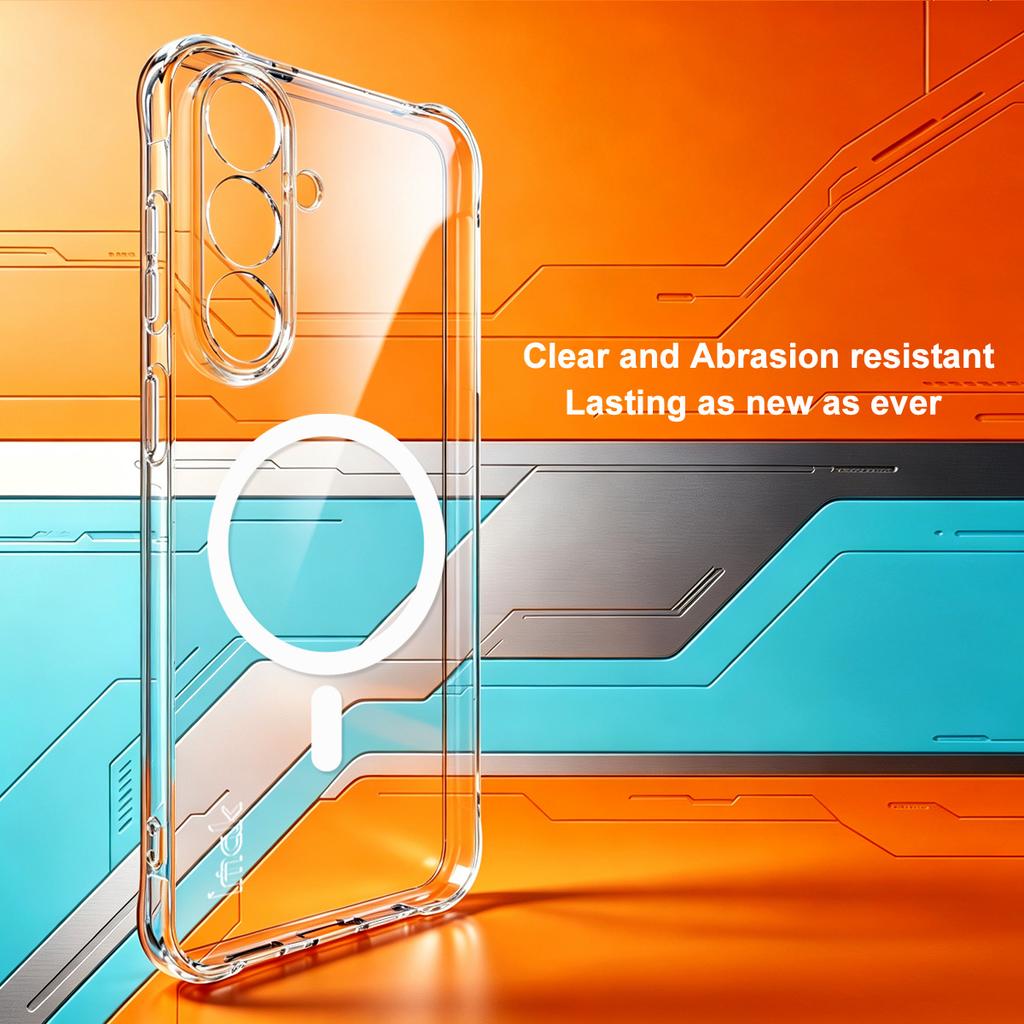 Samsung Galaxy S26 FE 5G Phone Case IMAK Shock-resistant Soft Magnetic Case