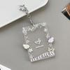 Angel Piano Themed 3 Inch Photocard Holder Acrylic Hard Card Sleeve Scratch Resistant Protector for Idol Card Collection