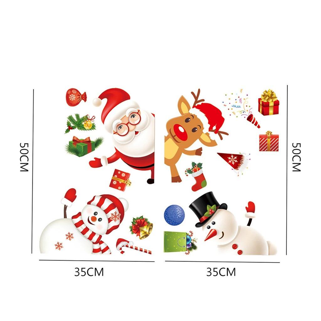 Current Christmas Holiday Window Glass Electrostatic Paste Sticker Decoration
