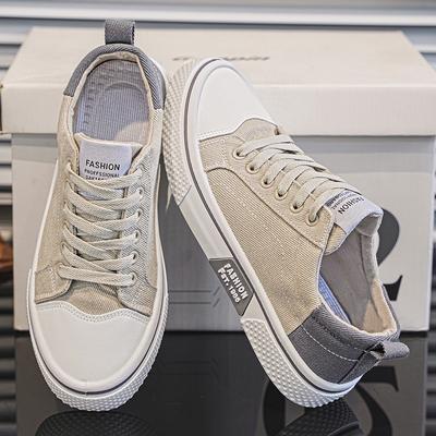 Canvas Shoes Breathable Versatile Skateboard Shoes Men's Soft Sole Casual Sports Trend Fashion Canvas Shoes Men's
