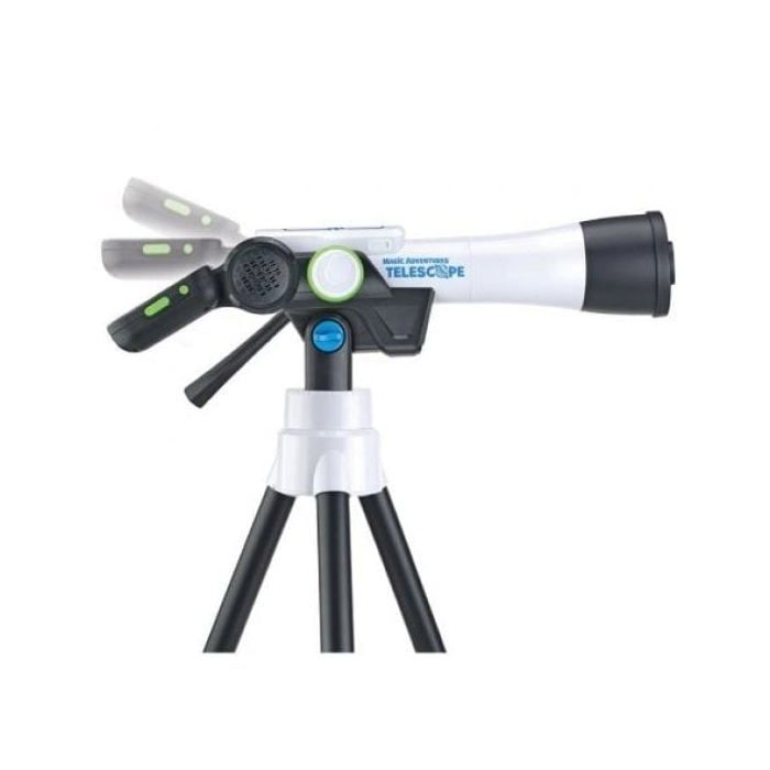 Telescopio VTech Aventuras Espaciales Multimedia Zoom 110x Pantalla 2.4? 100 Vídeos NASA