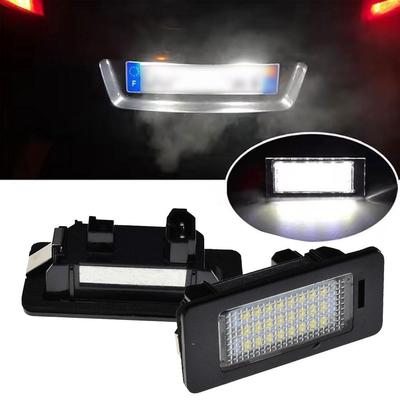 2PCS LED Number Plate Light For BMW 1/3/5/X Series E70 X5 E39 M5 E90 E92 E39 E91 E72 X6 Error Free License Plate Lamp