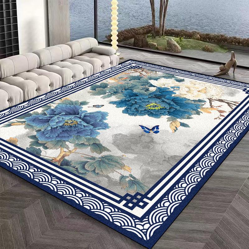 Modern Chinese Style Carpet Living Room Simple Home Decoration Non-slip Floor Mat 200x300 Sofa Area Lint-free Bedroom Large Rugs