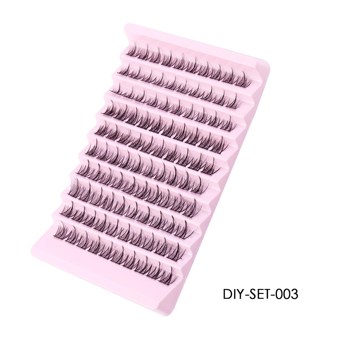 

False Eyelashes Color Segmented Grafting False Eyelashes Natural Large Capacity Single Tuft Eyelashes