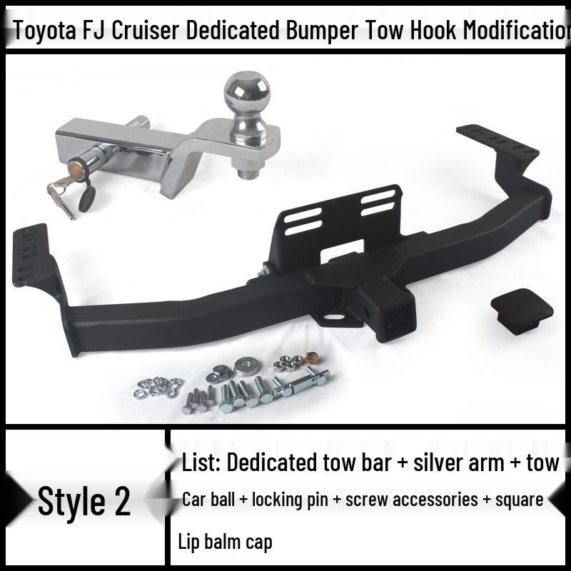 Toyota FJ Cruiser Prado Modified Trailer Tow Hook Tiger Head Bracket