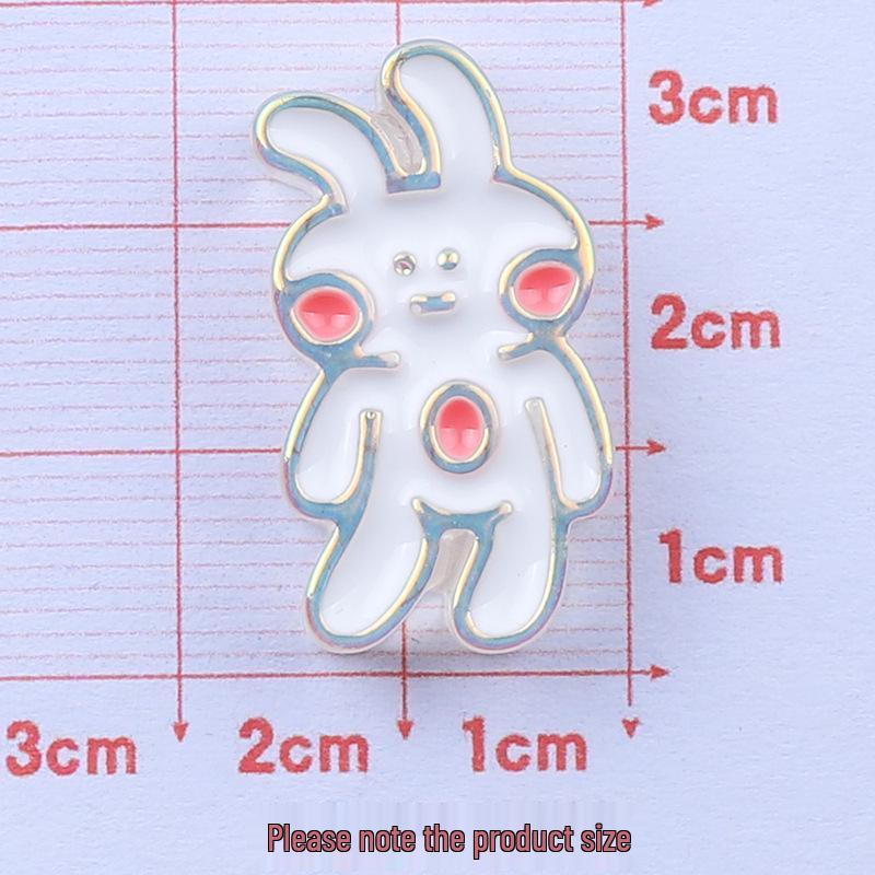 Cartoon Series Electroplated Handmade Resin Charms for Crocs and DIY Crafts.