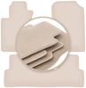 PREMIUM Beige Floor Mats For: Honda CR-V III SUV 2006-2012