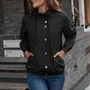 Women's Fashion-Simple Solid Color Outdoor Sports Single-breasted Pocket Windproof And Rainproof Hooded Windbreaker Pocket  Jacket