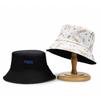 New embroidered letter basin hat men and women outdoor leisure sunscreen sunshade fashion versatile travel bucket hat
