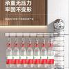 Suction Cup Foldable Drying Rack Drill-Free Multi-Clamp Hanger for Socks Towels Household Indoor Balcony Laundry Organizer