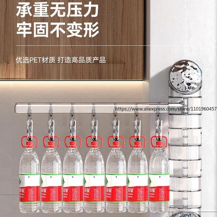 Suction Cup Foldable Drying Rack Drill-Free Multi-Clamp Hanger for Socks Towels Household Indoor Balcony Laundry Organizer