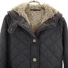 Mackintosh Made In Scotland Quilted Coat 34 Charcoal Gray Back Bore Women Used