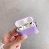 Compatible with Apple AirPods 1/1 Gen Bluetooth Earphone Protective Case, Pro 1 Integrated Soft Shell, Purple Cute Cloud