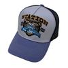 Station Bear Eat Fish Letter Embroidery Male And Female Couple Mesh Truck Driver Hat Shade Baseball Cap