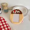INS Fish Rice Ball Plush Photocard Holder Kpop Idol Photo Sleeve Protective Case Student ID Card Cover With Keychain Pendant