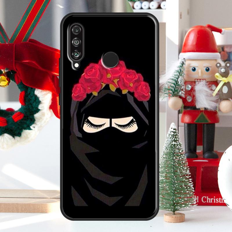 Muslim Islamic Girls Arabic Hijab For Huawei Nova 7i 8i 11i 12i 12s Y73 Y70 Y90 Y60 Y72 Y61 Y91 9 10 SE P30 Pro P40 Lite Case