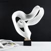 Kreativ Geometrisk Band Fladdrande Staty Skrivbordsdekoration Minimalistisk Konstverk Skulptur Hartsdekorationer Rum Estetisk Dekor