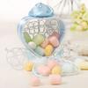 6pcs Iron Heart Shape Candy Box Chocolates Can Ornamnet Gift Jar Decoration for Wedding Party