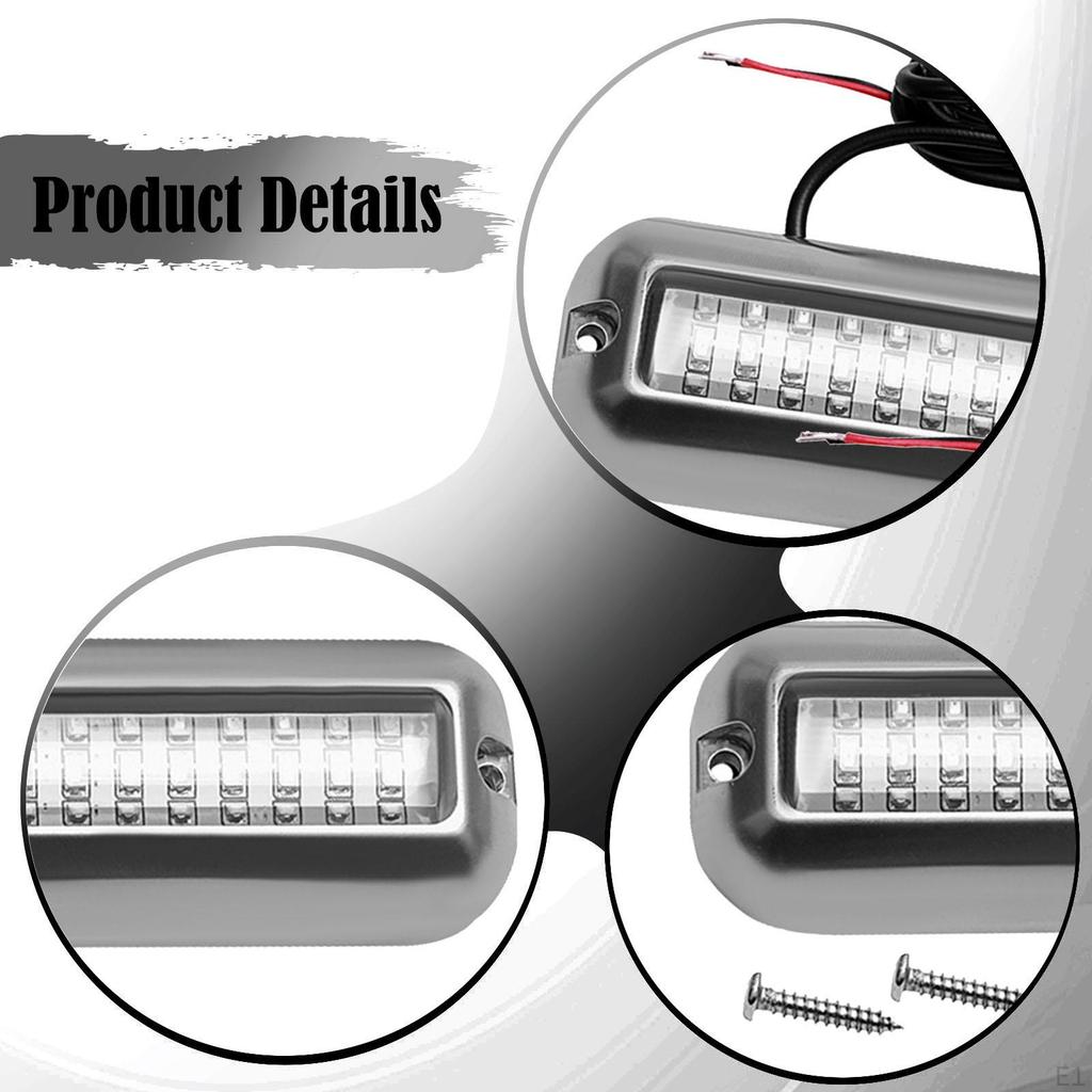 Underwater Marine Transom Light Waterproof 42LED High Performance Replace Professional Premium