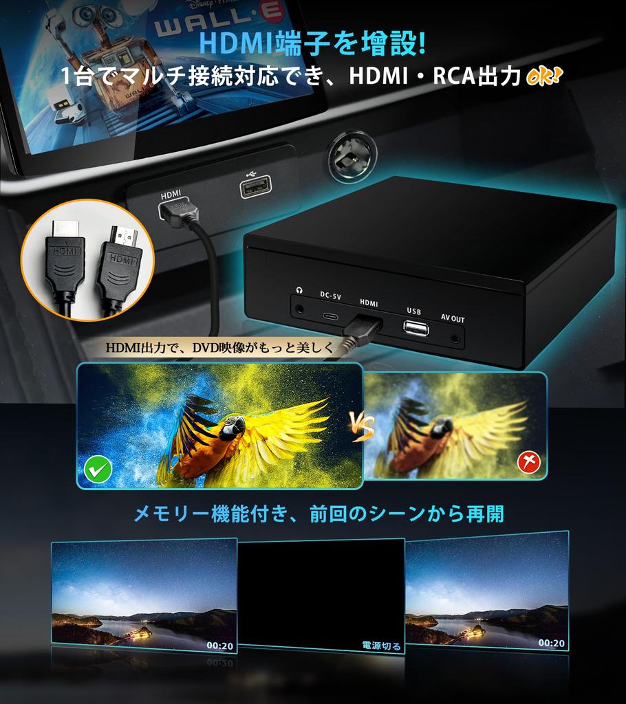 PORMIDOAUTO 2025 Latest Model Car DVD Player with CD USB Connection In Your HDMI RCA Navigation System Display Audio Read Memory Universal Compatible