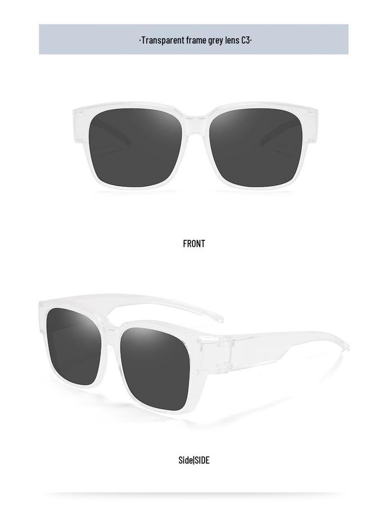 High-End Polarized Sunglasses Set: Men's Night Vision & Women's Anti-Blue Light Glasses