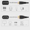 1.8m Mini HDMI to HDMI Cable High Definition 3D Support HDMI 1.4 Cord for Camera Laptop Projector