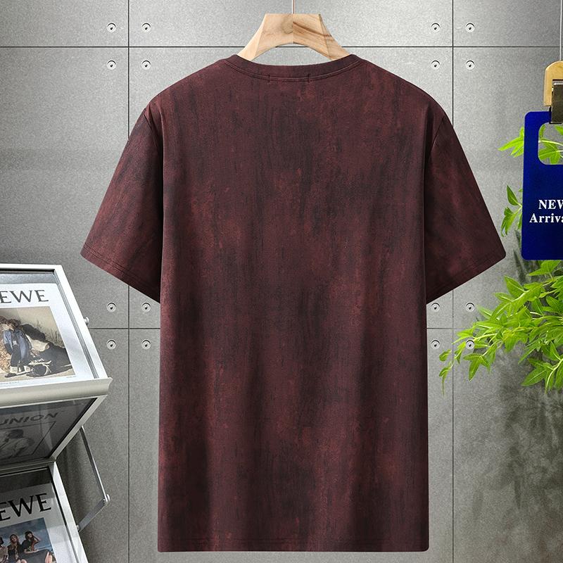 4XL-12XL Nadměrné velikosti Pánská trička Letní Vintage oblečení Módní trička Oversize Tričko s krátkým rukávem