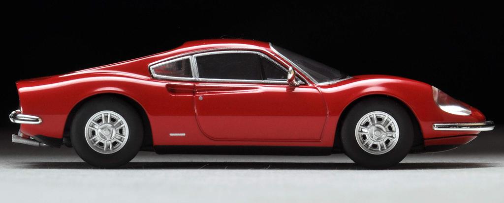 Tomica Limited Vintage TLV Dino 246gt Red Finished Product 1/64