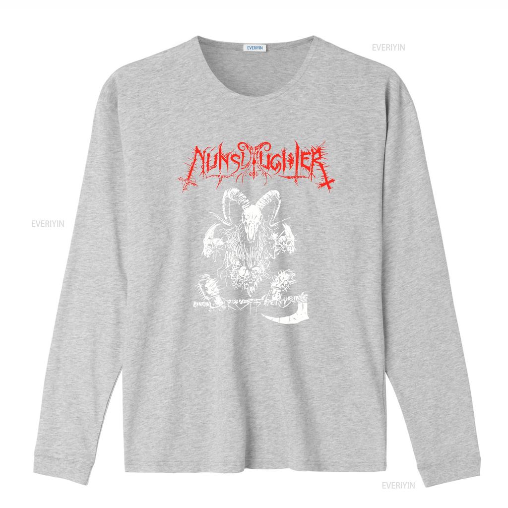 NUNSLAUGHTER T Shirt  Cotton Black Men Full Size S To 5XL DA65 Vintage Washed Slightly Homme Fashion Versatile