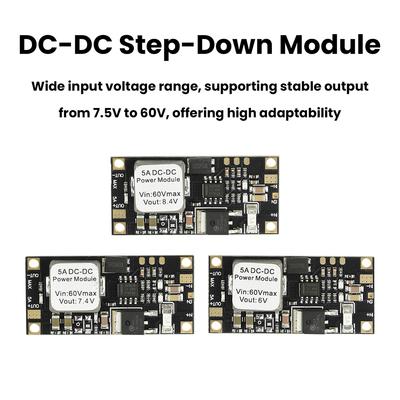 High Power 5A Step Down DC-DC Converter Voltage Regulator Buck Stabilized Power Supply Module High Efficiency Outpu 6V 7.4V 8.4V