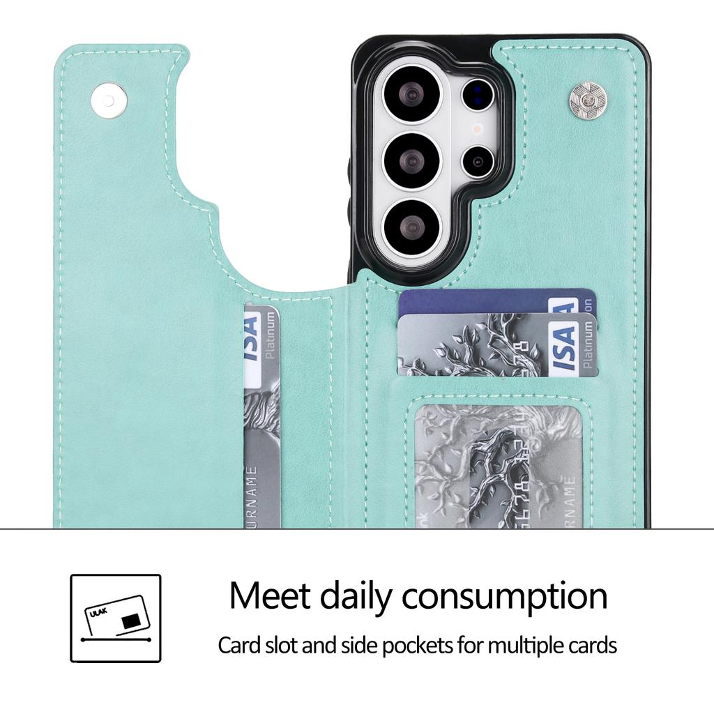 Emboss Flower Luxury Magnetic Cards Solt Wallet Leather Case for Samsung S26 Ultra Edge S25 Plus S24 S23 FE Note 20 Bag Cover