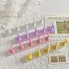 1 Set Jelly False Nail Tips Practice Trainning Display Stand Holder Base Colorful Crystal Nail Art Polish Display Manicure Tools