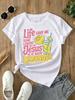 Life Gave Me Lemons But My Jesus Makes Lemonade Print Tshirt Funny Christian Lemonade Graphic Short Sleeve Tops Unisex Casual Tee