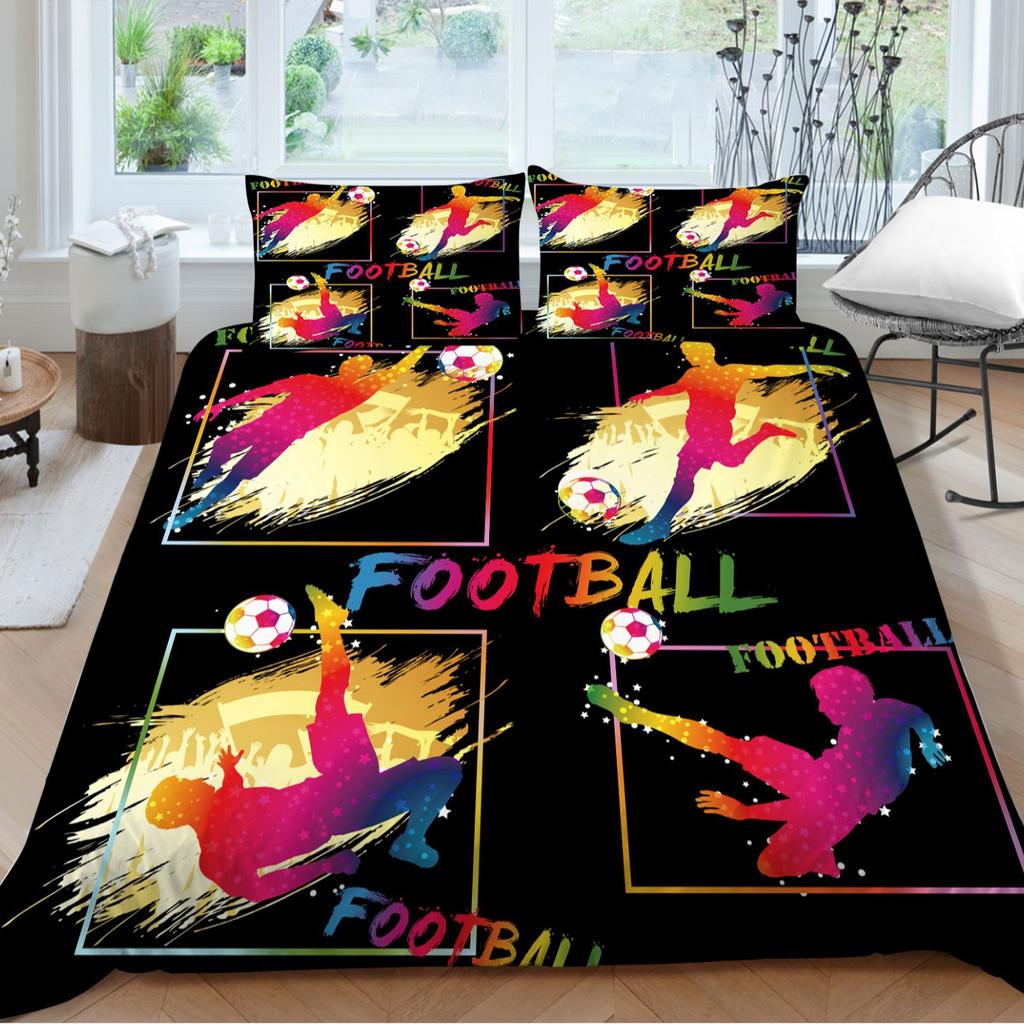 Football Series Bedding Two Or Three-Piece Sports Wind 3D Digital Printing Polyester
