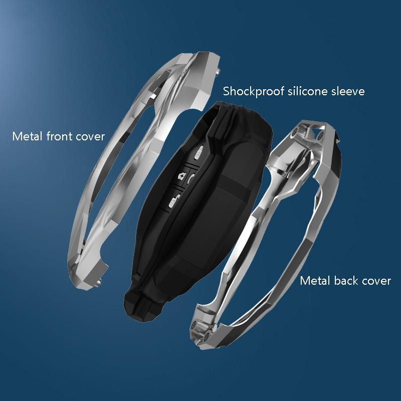 Zinc Alloy Auto Key Fob Cover Key Fob Case Fit For Trumpchi Gac Empow J11-J15 J16 Auto Auto Accessories Car-Styling Mount Housing Protective