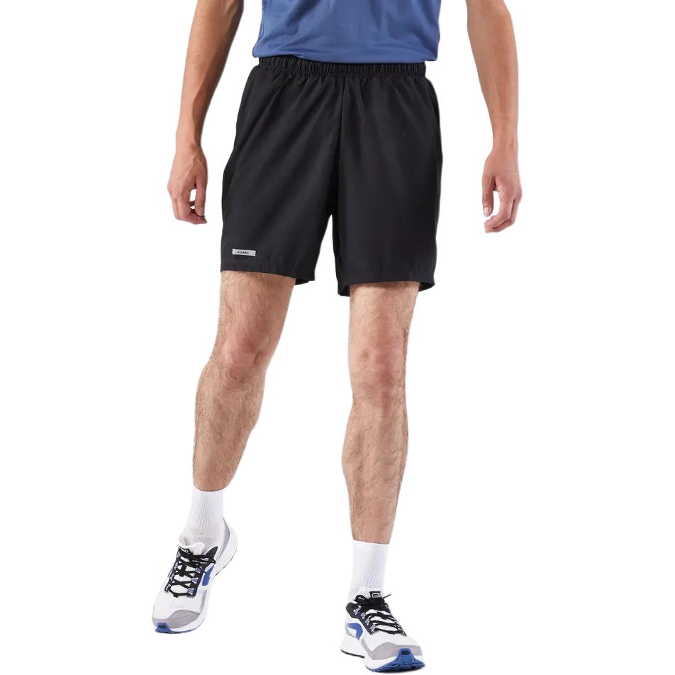 

DECATHLON 100 Lightweight and Breathable Lace-up Casual Shorts Men s Black 2XL чёрный