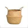 Hand-Woven Vase, Oval Standing Plant, Clothing and Home Decoration Storage Basket, Flower Pot Storage Basket