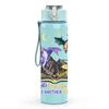 1PC Witch Cat Magic Fantasy Print 750ml Color Plastic Sports Water Bottle Leakproof Flip Straw Lid Suitable for Sports Office Home Use