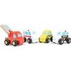Wooden Vehicle Set for Child - NEW CLASSIC TOYS - Little Driver - 4 Cars