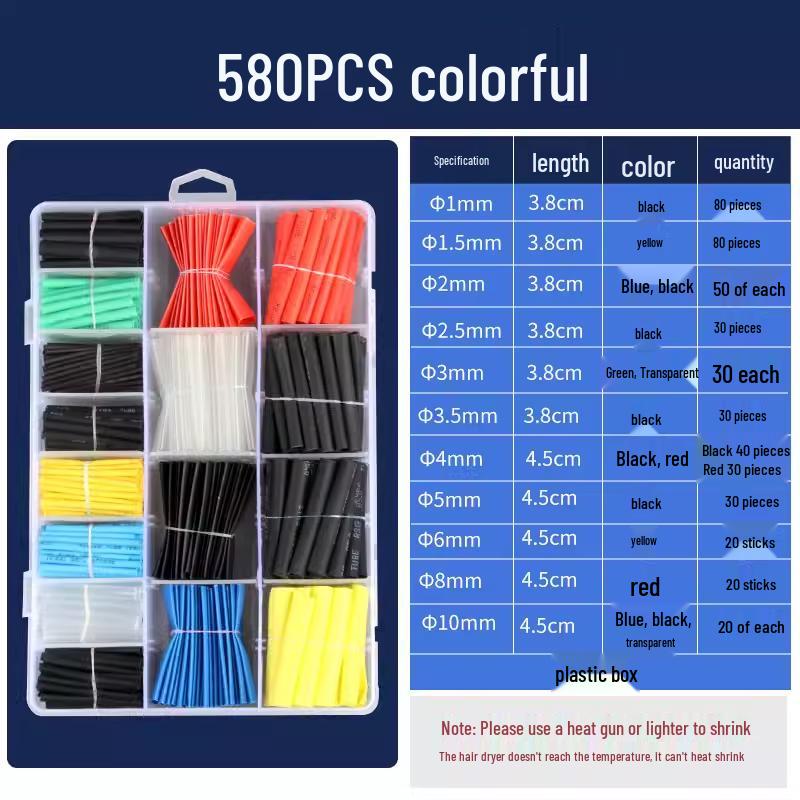 Tubo Termorretráctil Aislante Impermeable para Protección de Cables