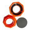 2Pcs Bowling Ball Stand with Sponge Universal Sanding Pad Holder Precision Surface Maintenance Tool Bowling Cleaning Polishing Display Base