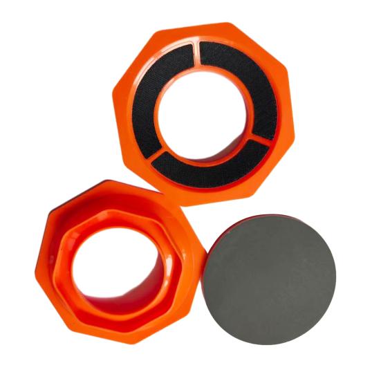 2Pcs Bowling Ball Stand with Sponge Universal Sanding Pad Holder Precision Surface Maintenance Tool Bowling Cleaning Polishing Display Base