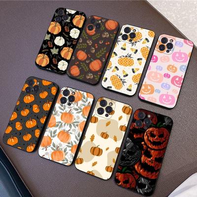 Pumpkin Phone Case For iPhone 14 11 12 13 Mini Pro Max 8 7 6 6S Plus X SE 2020 XR XS Funda Case