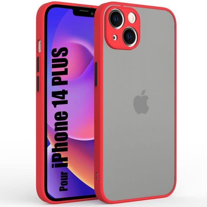 Coque - BOOLING - Pour iPhone 14 Plus - Antichoc - Texture antidérapante - Mat