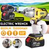 18V Cordless Electric Impact Wrench 800N.m Brushless Wrench Rechargeable 1/2 inches Li-ion Battery For Car Tires Power Tools