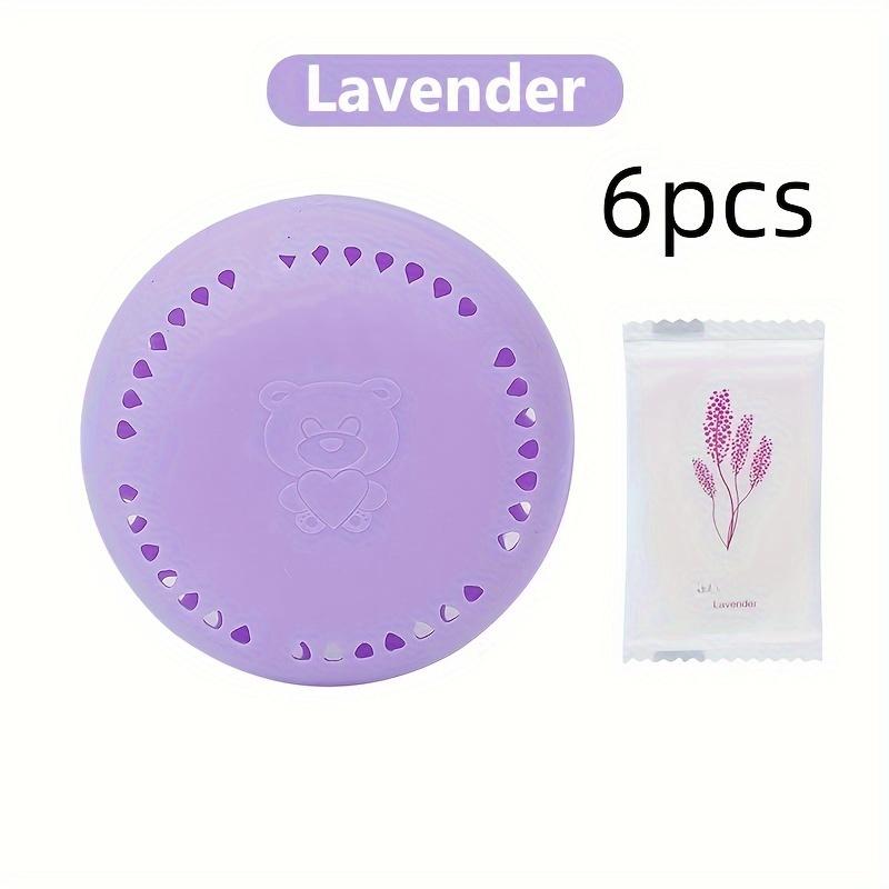 6-Pack Long-Lasting Aromatherapy Air Fresheners with Extra Cases, Solid Scented Tablets
