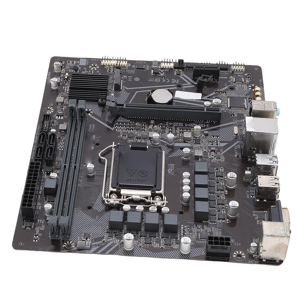 Computer Motherboard Replacement for H510M S2 DDR4 Memory 3200MHz Motherboard with M.2 Port Serial ATA Interfaces PCIe