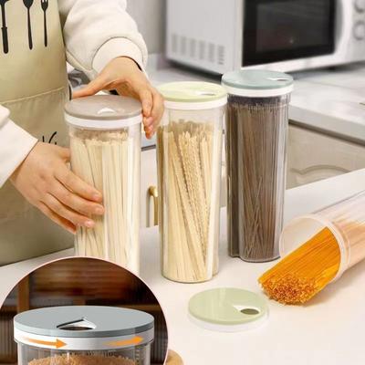 Large Capacity Noodle Container Grain Storage Box Multigrain Plastic Tank  For Kitchen Storage